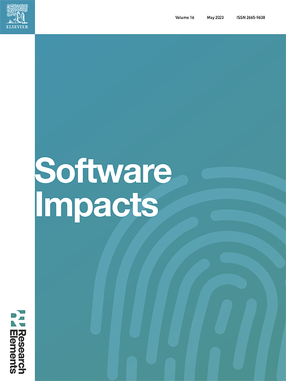 Go to journal home page - Software Impacts
